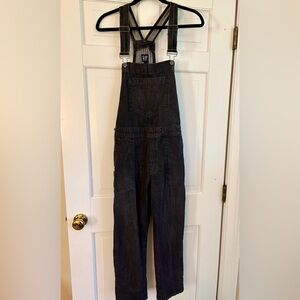 GAP denim overalls -faded black